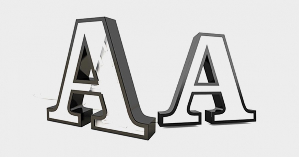 Aluminum Sign Letters
